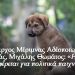 ΑΝΤΙΔΗΜΑΡΧΟΣ ΜΕΡΙΜΝΑΣ ΑΔΕΣΠΟΤΩΝ ΖΩΩΝ ΣΥΝΤΡΟΦΙΑΣ Μ. ΘΩΜΑΤΟΣ: «Η φιλοζωία δεν προσφέρεται για πολιτικά παιχνίδια»