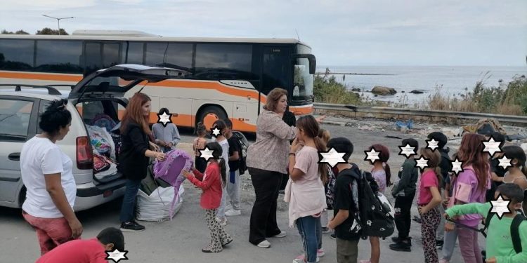 Διανομή σχολικών ειδών σε μαθητές και μαθήτριες Ρομά που φοιτούν σε σχολικές μονάδες του Δήμου Ρόδου
