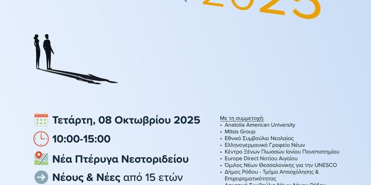 Rhodes Youth Fair 2025: Η νέα γενιά συναντά το μέλλον: Δικτύωση, Εκπαίδευση, Ευκαιρίες