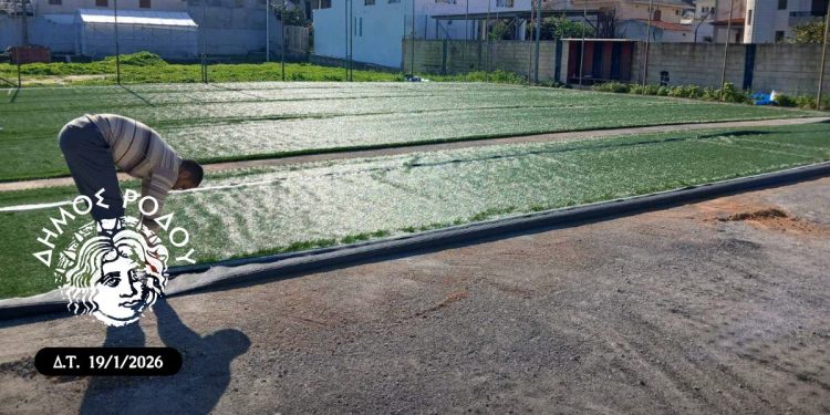 Ο Δήμος Ρόδου στηρίζει τον Αθλητισμό: Αναβάθμιση και εκσυγχρονισμός των γηπέδων Αγίων Αποστόλων, Παραδεισίου και Πυλώνας